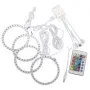 LED-Ringe Durchmesser 120mm - RGB-Set mit Infrarot-Treiber