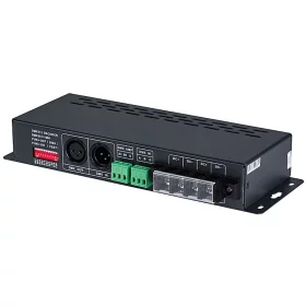 DMX 512 ovládač pre RGB pásky, 24 kanálov 3A, AMPUL.eu