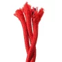 Retro kabelspiral, tråd med textilöverdrag 3x0.75mm, röd