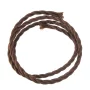 Retro cable spiral, wire with textile cover 3x0.75mm, brown