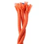 Espiral de cable retro textil naranja 3x0,75mm