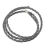 Espiral de cable retro gris textil 3x0,75mm para instalaciones