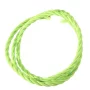 Câble rétro spiralé, fil avec revêtement textile 3x0.75mm, vert