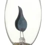 Candle bulb with imitation burning flame 3W, E14, flame shape