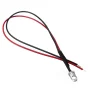 LED Diode 5mm with resistor, 20cm, Red, AMPUL.eu