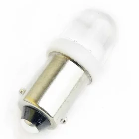 LED 10mm socket BA9S - White, 6V, AMPUL.eu