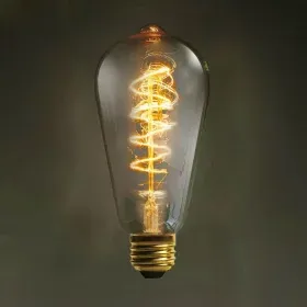 Design retro izzó Edison T10 40W, foglalat E27, AMPUL.eu