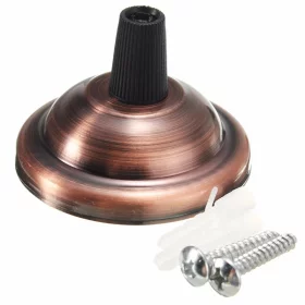 Top part of pendant luminaire, cable cover 55mm, copper