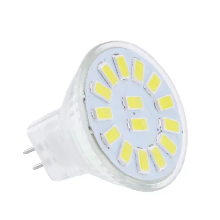 LED-pære MR11 15x 5730 5W, 510lm, 120°, hvid, AMPUL.eu