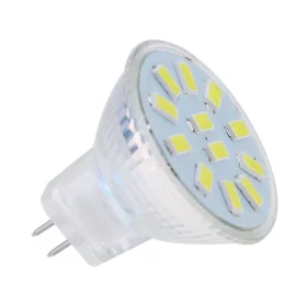Bombilla LED MR11 12x 5730 3W, 320lm, 120°, blanco, AMPUL.eu