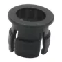 Black ABS snap-on panel socket for 5mm LED, 6.1 mm hole