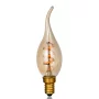 Designová retro žárovka LED Edison F2 svíčková 3W, patice E14