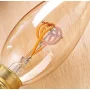 Design retro hehkulamppu LED Edison O1 kynttilä 3W, pistorasia