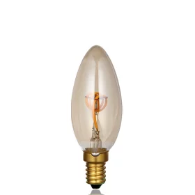 Design retro hehkulamppu LED Edison O1 kynttilä 3W, pistorasia