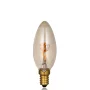 Design retro bulb LED Edison O1 candle 3W, socket E14, AMPUL.eu