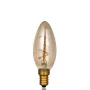 Bombilla retro de diseño LED Edison O2 vela 3W, casquillo E14