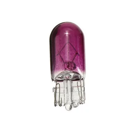 Żarówka halogenowa z trzonkiem T10, 5W, 12V - fioletowa