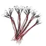 12V LED dióda 10mm, narancssárga, AMPUL.eu