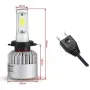 Set of H7 LED Car Bulbs, COB LED, 4000lm, White 6500K