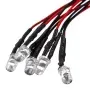 Diode LED 12V 5mm, jaune, clignotante, AMPUL.eu