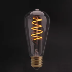 Design retro glödlampa LED Edison ST64 4W, sockel E27, AMPUL.eu