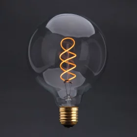 Design retro glödlampa LED Edison G125 4W, sockel E27, AMPUL.eu