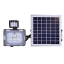 LED reflektor 10W, napelemes mozgásérzékelő - 6000K, AMPUL.eu