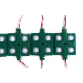 Módulo LED 4x 5730, verde, AMPUL.eu