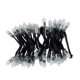 RGB LED modules WS2801, IP68, 5V - black insulation, AMPUL.eu