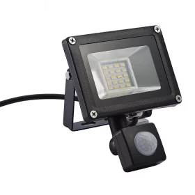 Vandtæt LED-spotlight med PIR-sensor, 20w, IP65, varm hvid