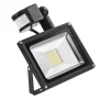 Vattentät LED-spotlight med PIR-sensor, 30W, IP65, varmvit