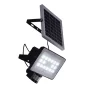 Outdoor LED spotlight with solar panel and motion sensor, 30w