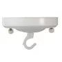 Canopy with hook, diameter 105mm, white, AMPUL.eu