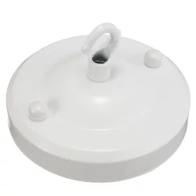 Canopy with hook, diameter 105mm, white, AMPUL.eu