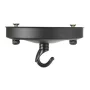 Daszek sufitowy z hakiem, czarny, 105mm, do lamp E27