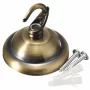 Auvent plafond bronze 55mm avec crochet et douille E27