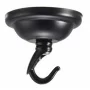 Canopy with hook, diameter 55mm, black, AMPUL.eu