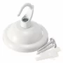 Tettuccio con gancio bianco Ø55 mm per lampada sospensione
