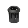 Plastična utičnica za 8mm LED diodu, crna