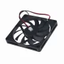 Fläkt 80x80x10.8mm, 12V DC, låg ljudnivå, 2-stifts kontakt