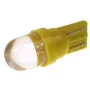 LED 10mm-es foglalat T10, W5W – sárga, 12V