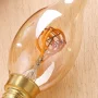 Bombilla retro de diseño LED Edison F1 vela 3W, casquillo E14