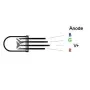 Diode LED 5mm transparente, RGB, anode commune, AMPUL.eu