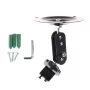 Black 12mm Laser Module Holder with Articulated Design