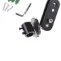 Black 12mm Laser Module Holder with Articulated Design