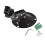 Black 12mm Laser Module Holder with Articulated Design
