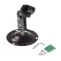 Black 12mm Laser Module Holder with Articulated Design