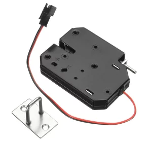 Cerradura electromagnética K01 para puertas, 150 kg, 12/24 V CC