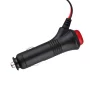 Spina auto con interruttore e cavo 1 metro, 12V/24V