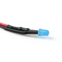 12V LED-diod 3mm blå diffus med motstånd och 20cm kabel